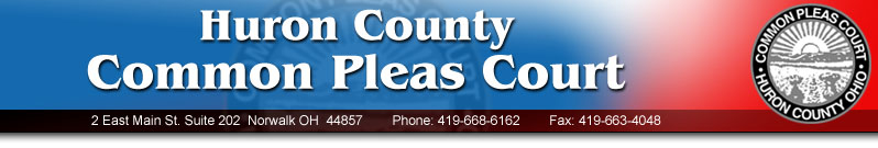 Huron County Of Ohio Common Pleas Court Welcome