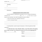 In Motion Continuance Form Fill Out And Sign Printable PDF Template