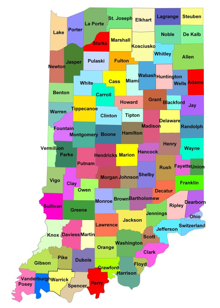 Indiana County Map Gambaran