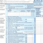 IRS Tax Forms Wikipedia 1040 Form Printable