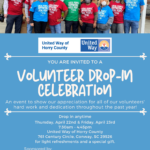 Join Us For A Volunteer Drop in Celebration United Way Horry County