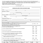 Juror Qualification Questionnaire Printable Pdf Download Gambaran