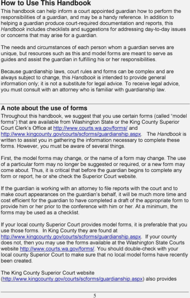 King County Civil Court Forms Civil Form 2023