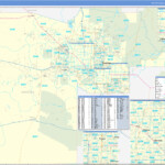 Maricopa County AZ Zip Code Wall Map Basic Style By MarketMAPS MapSales