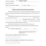 Marion County Probate Form Fill Out Printable PDF Forms Online