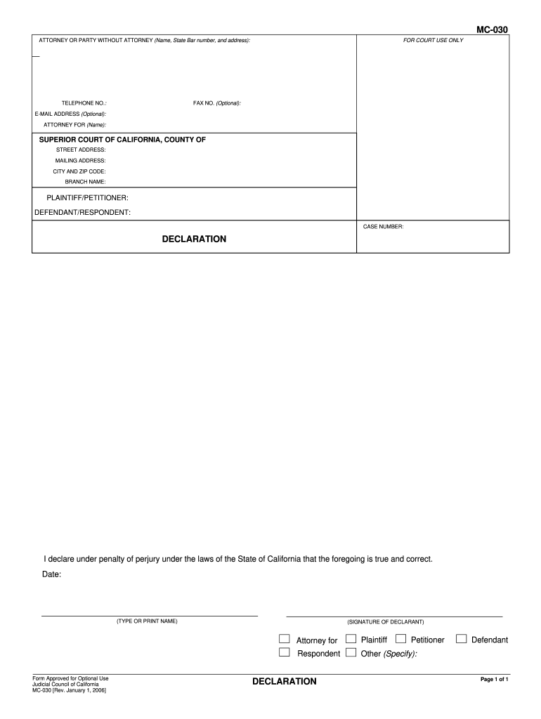 Mc 030 Fill Online Printable Fillable Blank PdfFiller