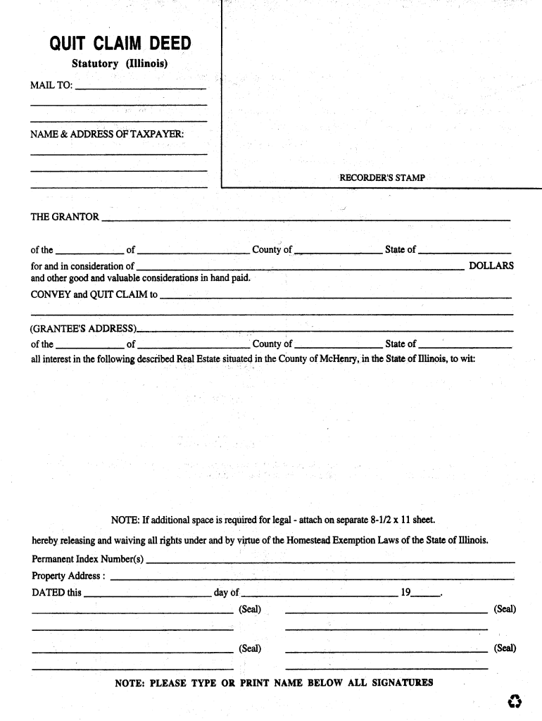 Mchenry County Recorder Of Deeds Online Search Form Fill Out And Sign 