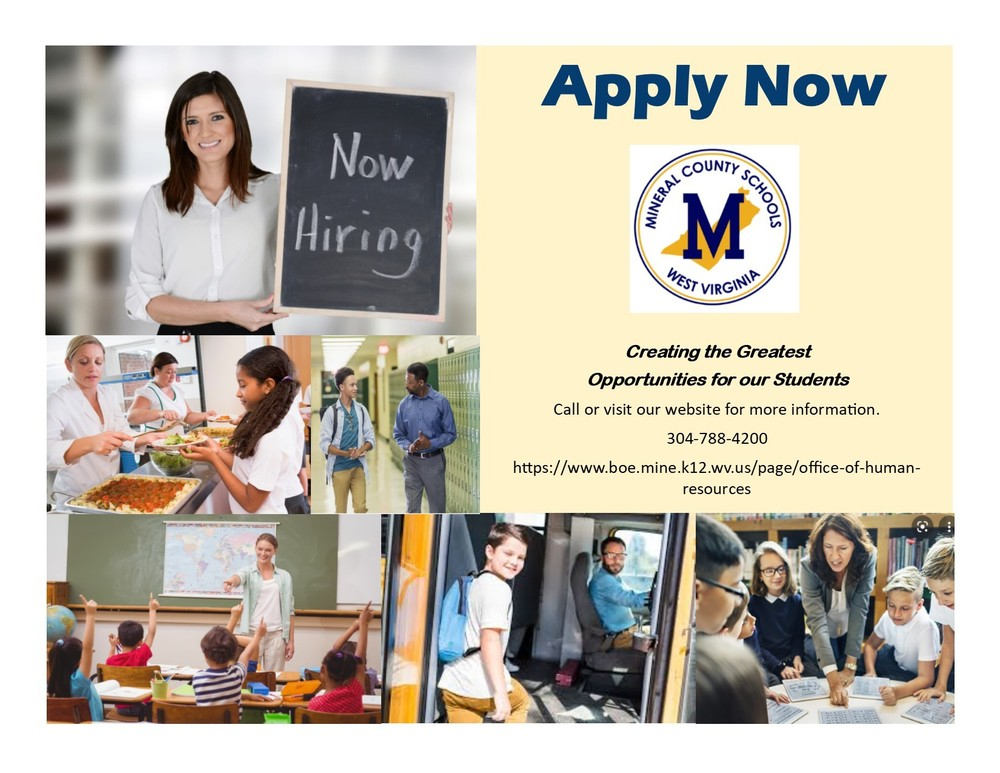 MCS Now Hiring Mineral County Schools