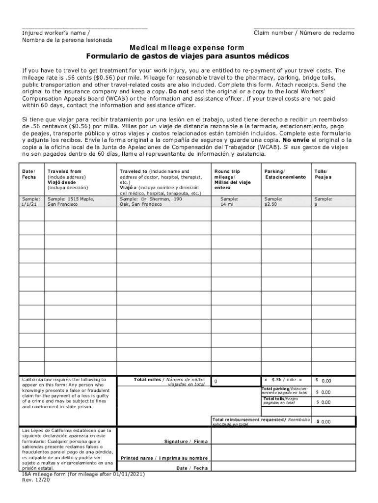 Mileage Verification Form Fill Out Sign Online DocHub