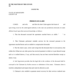 Mississippi Probate Claim Doc Template PdfFiller