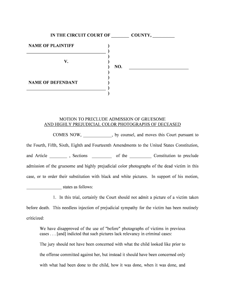 Motion To Dismiss Illinois DuPage County Circuit Court Form Fill Out