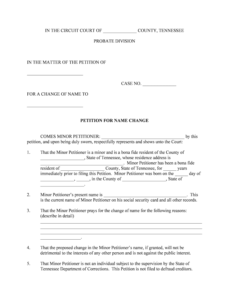 Name Change Adult Levy County Clerk Of Court Form Fill Out And Sign 