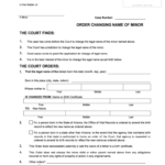 Name Change For A Minor Superior Court Maricopa County Form Fill Out