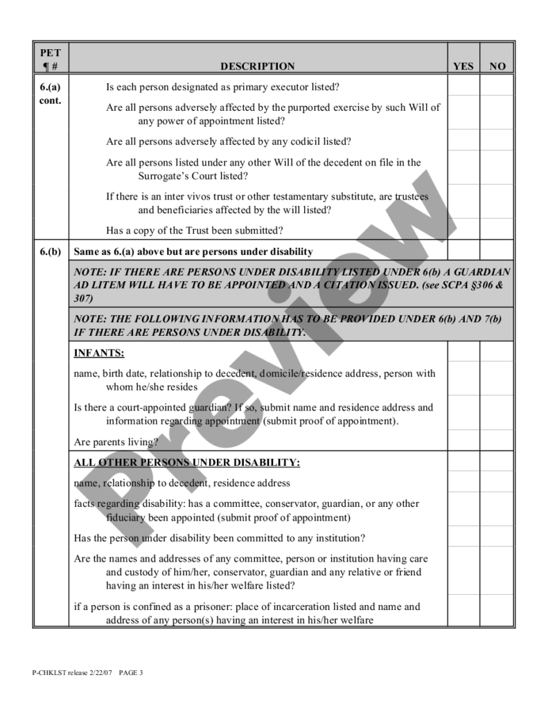 Nassau New York Surrogate s Court Checklist Surrogate Court Forms Ny 