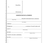 Nevada Attorney Substitution Form Fill Out And Sign Printable PDF