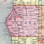 Oceana County Michigan 1911 Map Rand McNally Hart Shelby