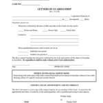 Ohio Letters Guardianship Fill Online Printable Fillable Blank