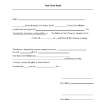 Ohio Quit Claim Deed Free Printable Legal Forms