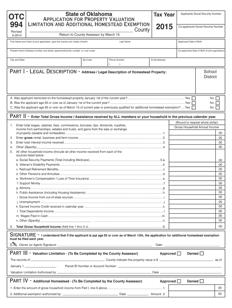 Oklahoma Property Tax Freeze For Seniors PROPDCRO