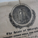 Orphans Court Antique Document 1835 Baltimore County State Etsy