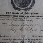 Orphans Court Antique Document 1835 Baltimore County State Etsy