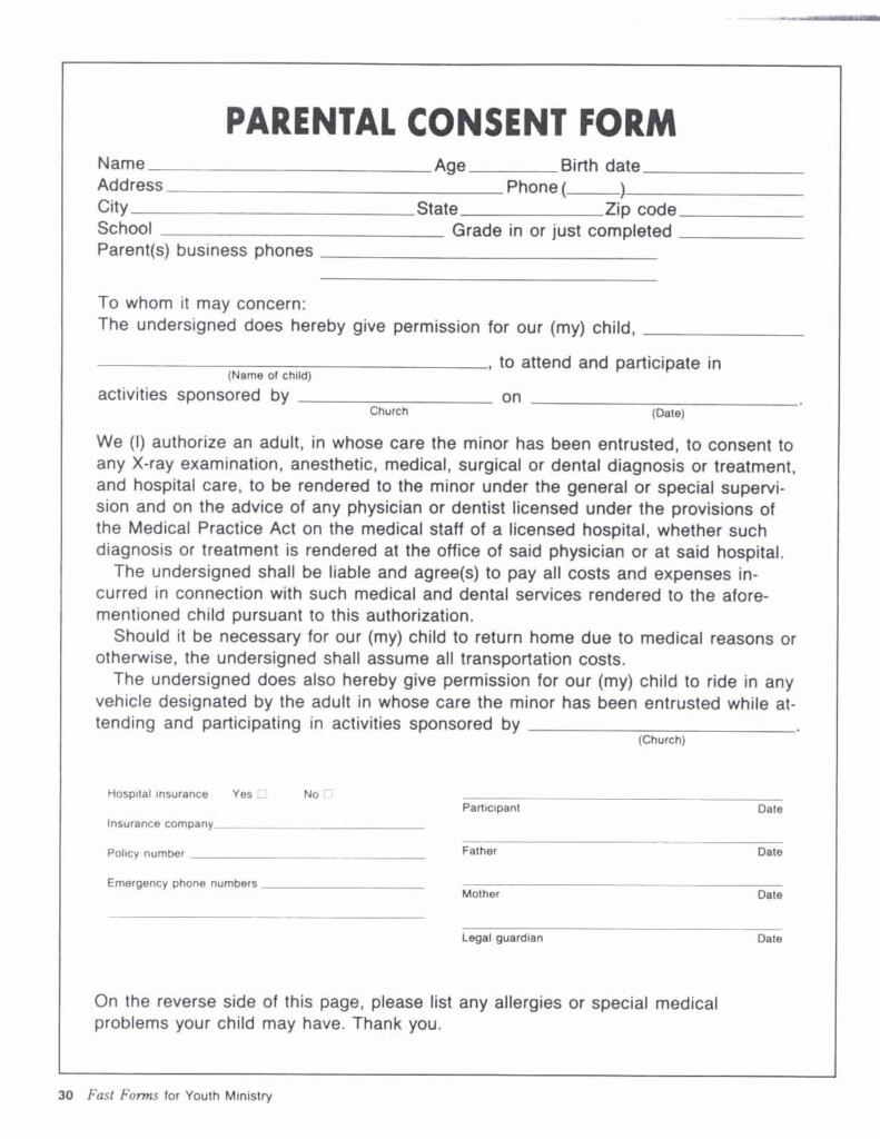 Parental Consent Forms Template Lovely Parental Consent Form Template 