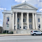 Photo The Shelby County Courthouse With Marker On Very Right