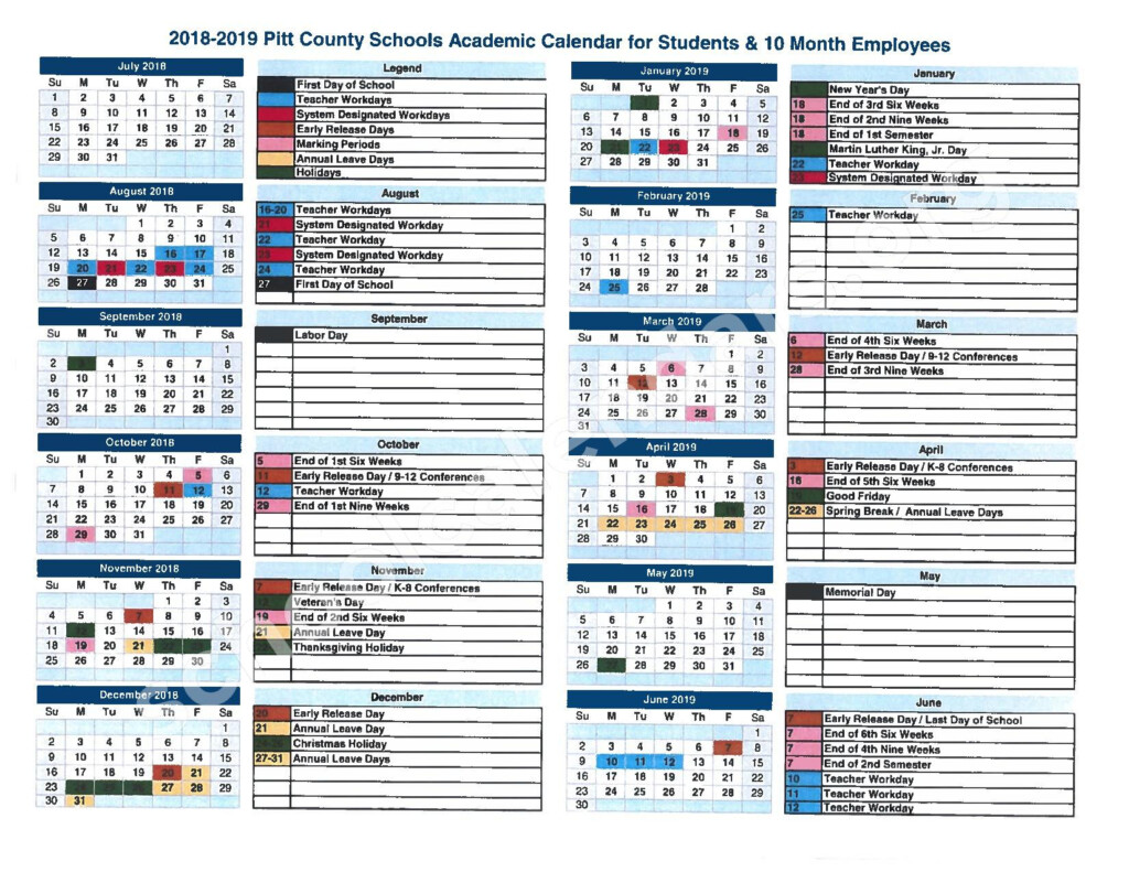 Pittstate Academic Calendar Printable Calendar 2023