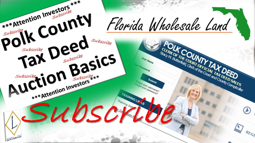 Polk County Tax Deed Auction Basics YouTube