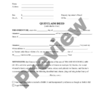 Port St Lucie Florida Quitclaim Deed For Individual To A Trust