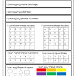 Preschool Assessment Forms Free Printable Preschool Assessment Forms