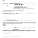 Printable Quick Claim Forms For California Printable Forms Free Online