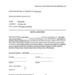 Printable Quit Claim Deed Washington State Form Fill Out Sign Online