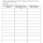Printable Volunteer Hours Form Fill Out And Sign Printable Pdf Template