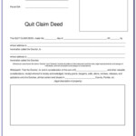 Quit Claim Deed Form Gwinnett County Georgia