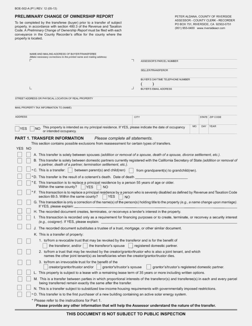 Quit Claim Deed Form Riverside County California Universal Network