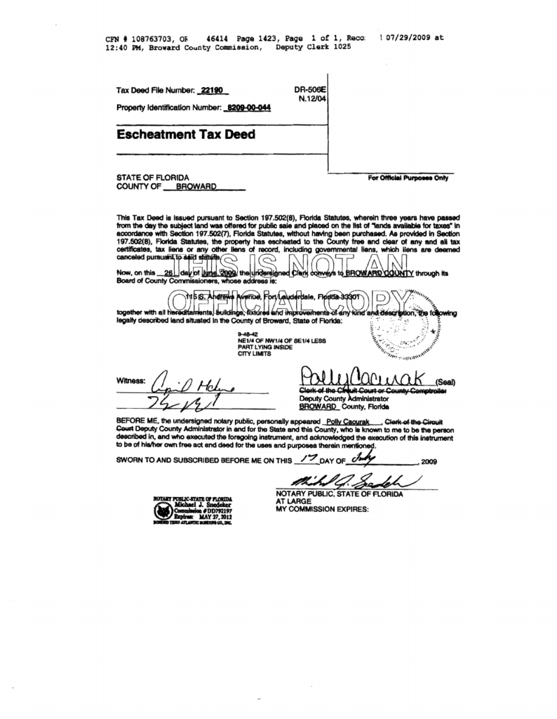 Quitclaim Deed Florida Fill And Sign Printable Template Online Us 