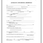 Residence Affidavit Form Volusia County Schools 2023