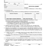 Restitution Agreement Template Fill Out And Sign Printable PDF