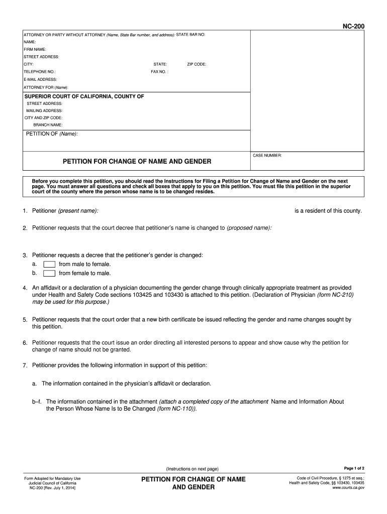 Riverside County Court Nc 100 Filllable Pdf Form Fill Out And Sign 