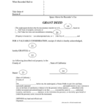 Santa Clara County Grant Deed Form Fill Online Printable Fillable