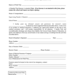 School Field Trip Permission Form Printables Printable Forms Free Online