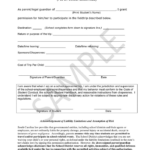 School Field Trip Permission Form Printables Printable Forms Free Online