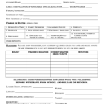 School Withdrawal Form Fill Out Sign Online DocHub