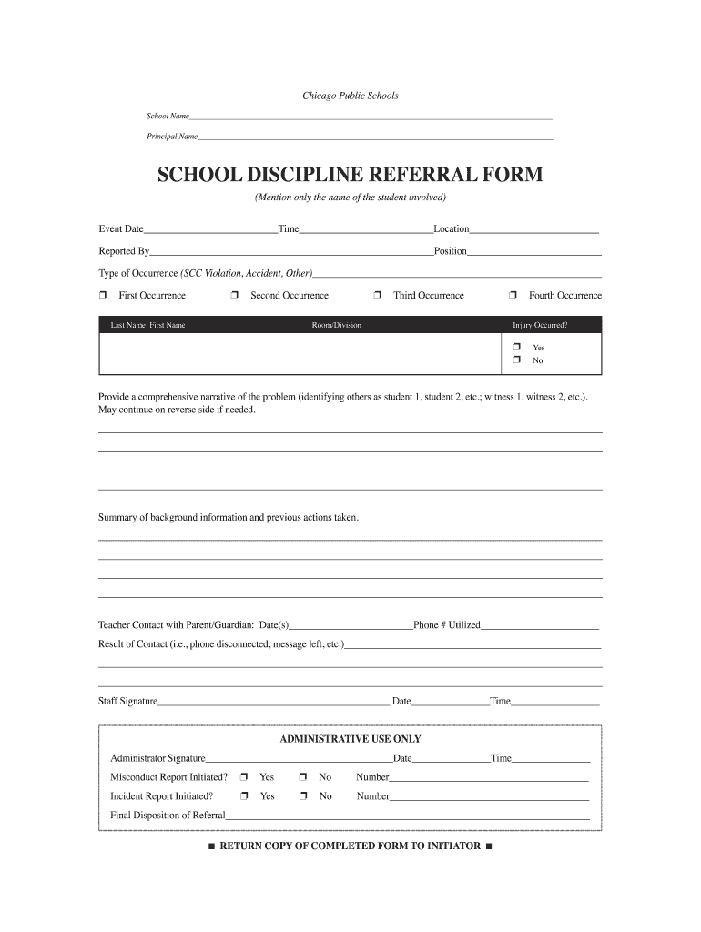 Schools Referral Form Fill Out Sign Online DocHub