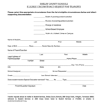 Shelby County Schools Transfer Fill Out Sign Online DocHub