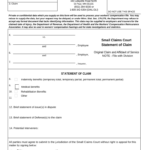 Small Claims Court Form Fill Out And Sign Printable PDF Template