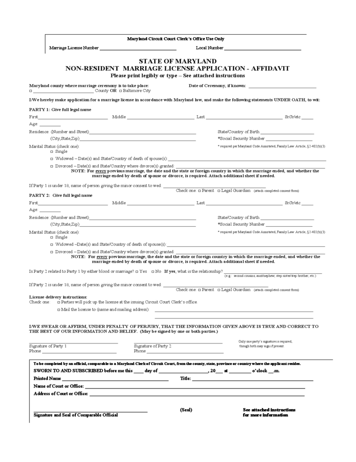 Stafford County Circuit Court Single Status Affidavit Form 2023