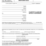 STATE OF NEBRASKA FORM NO CC4 1 PLAINTIFF S CLAIM AND