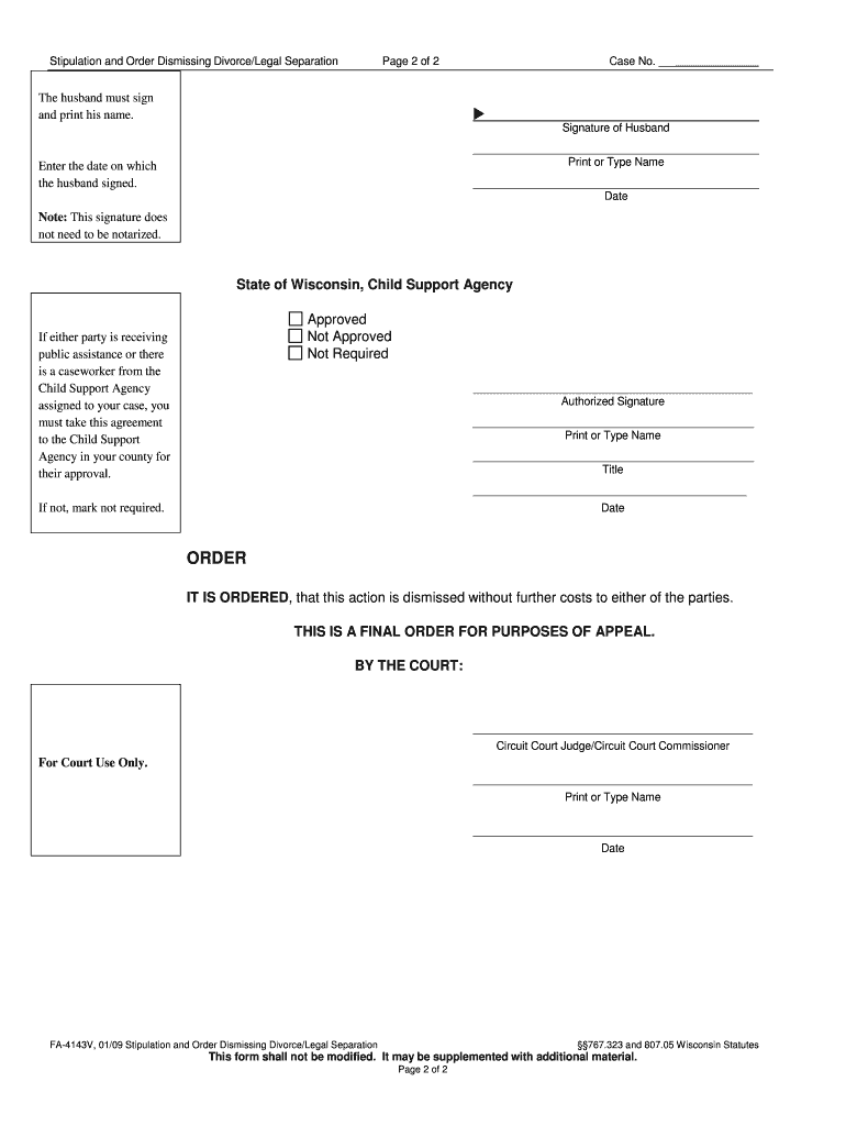 State Of Wisconsin Circuit Court La Crosse County Form Fill Out And 